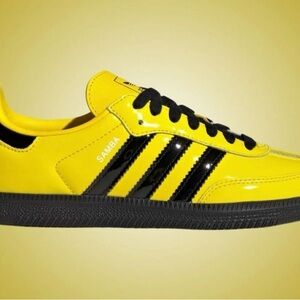 NWT Adidas Samba OG M-9.5 W-10.5 Yellow/Core Black Jabber Ali “Bruce Lee”